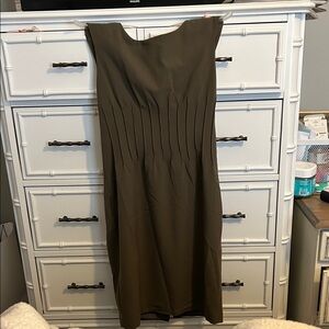 Calvin Klein Olive Green Dress